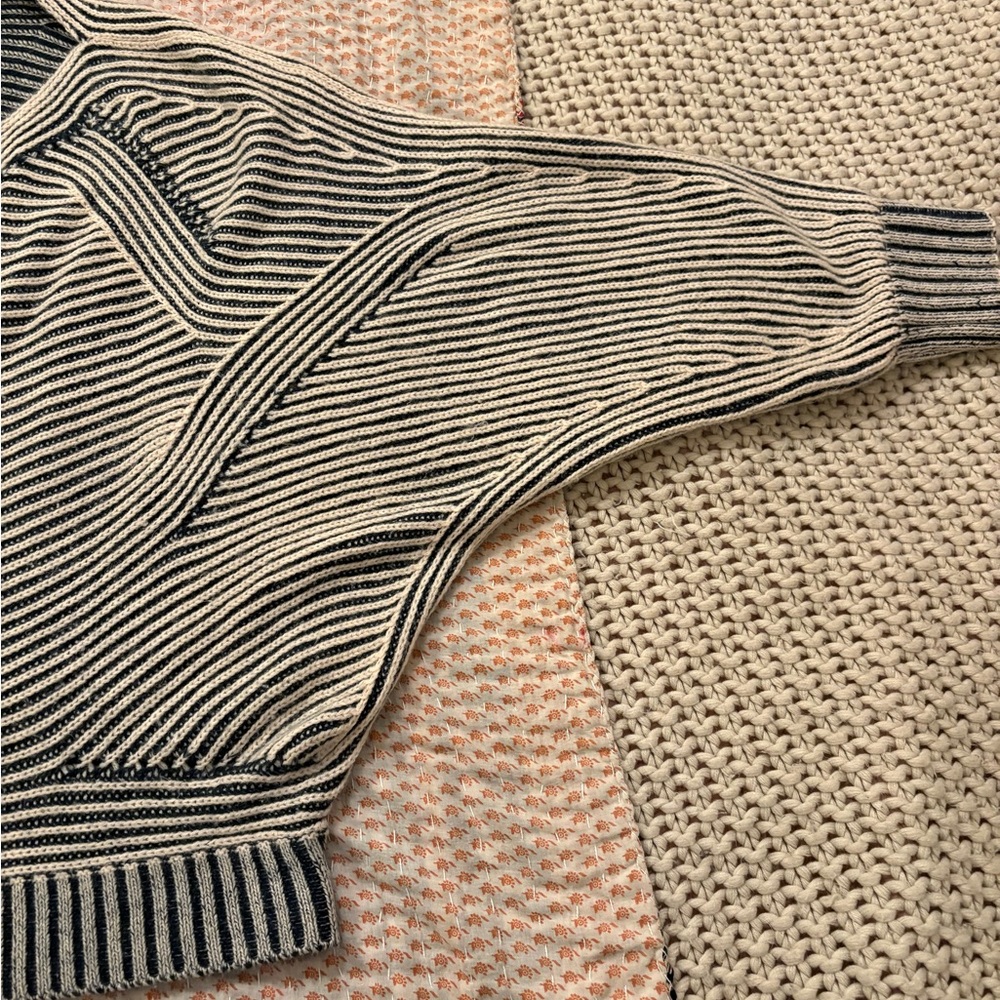 Striped Crew Neck Sweater - Picture 5 of 8